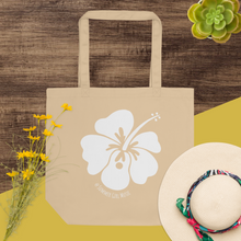 Load image into Gallery viewer, Summer Girl Flower Organic Tote